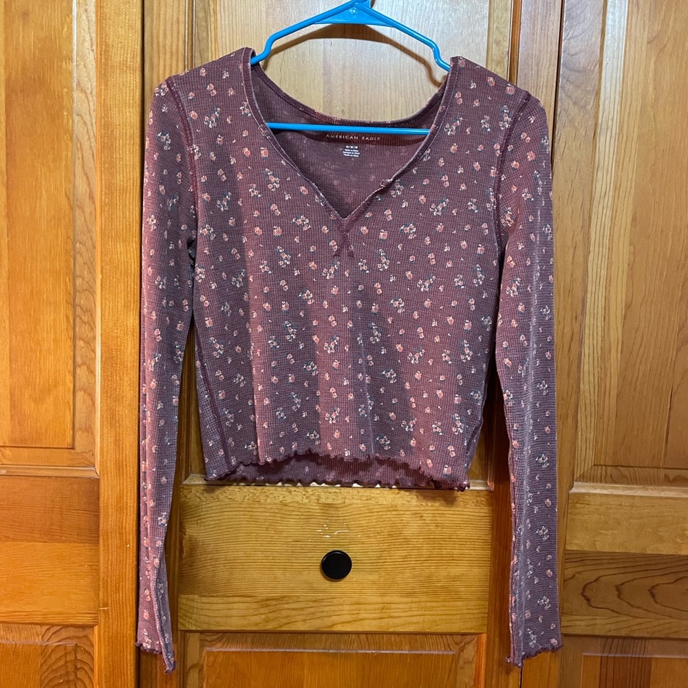 Long Sleeve Floral Shirt